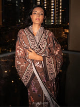 Floral Printed Open Abaya with Hijab 2-Piece Set